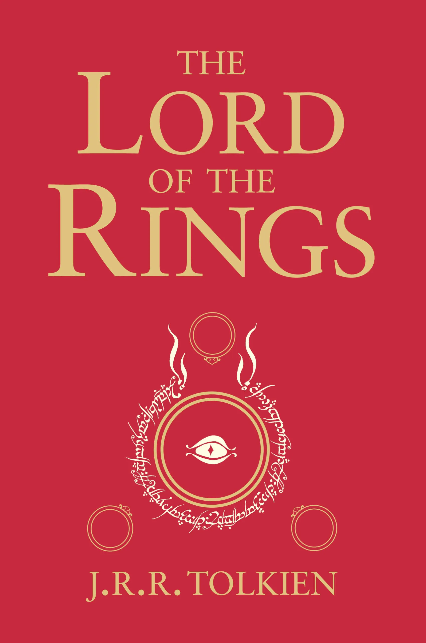 The Lord of the Rings by J.R.R. Tolkein book cover